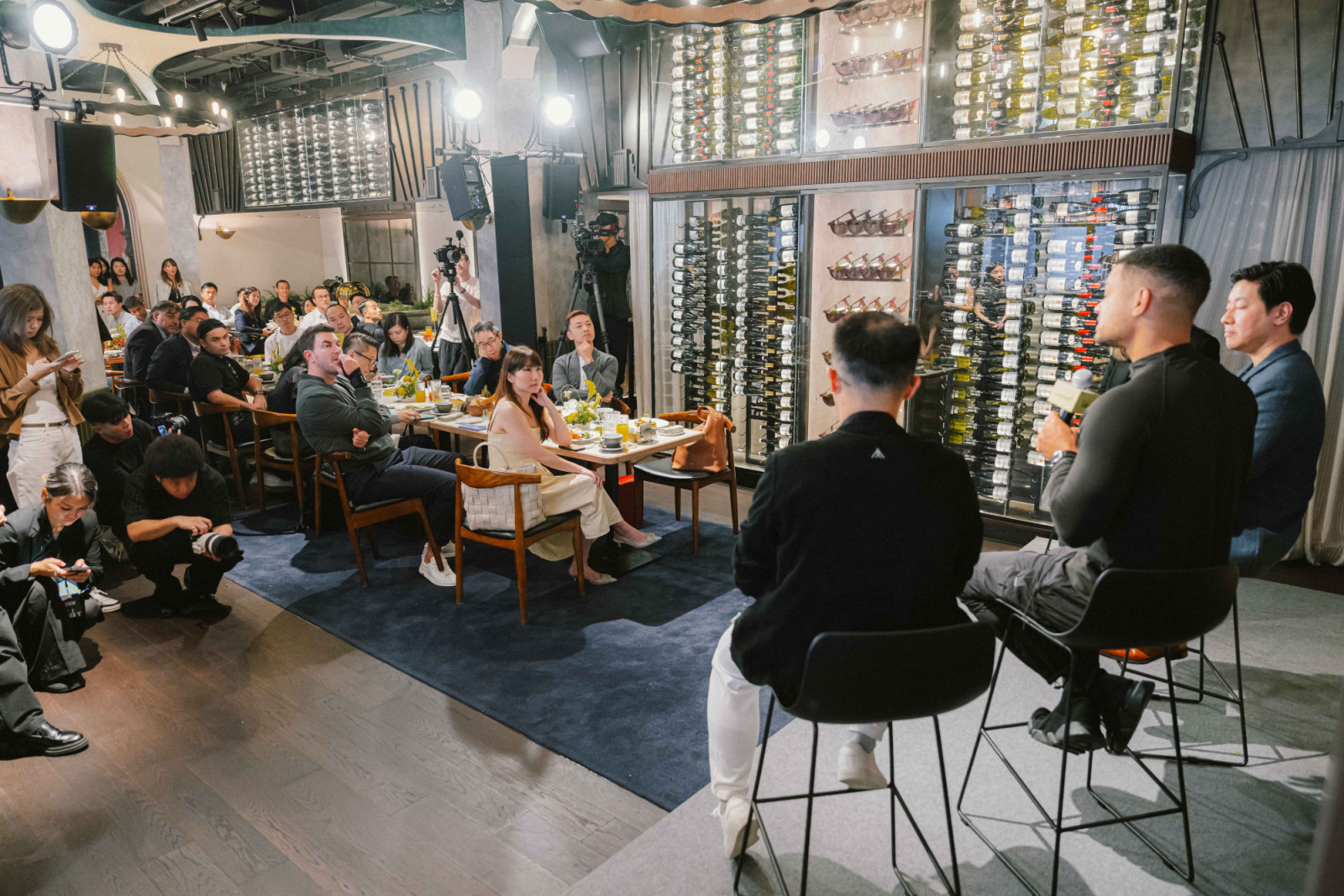 Guests listen to the exchange between Bartlett and panellists Lo and Oktavius (Photo: Tatler Hong Kong)