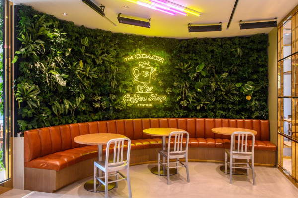 Fashion cafés are on the rise in Singapore: the Coach Coffee Shop at Weave in Resorts World Sentosa (Photo: Coach Coffee Shop)