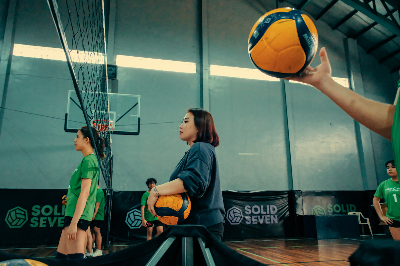 Leadership begins on the volleyball court