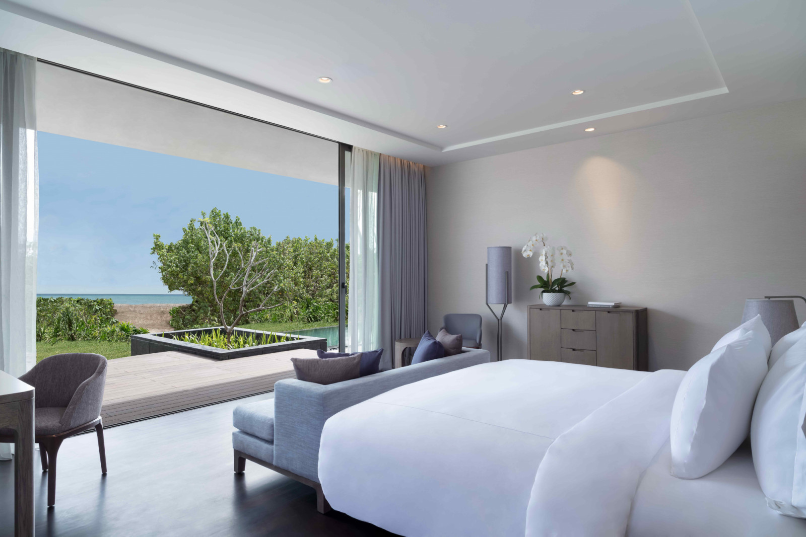 Passive cross-ventilation that also offers unimpeded sea views