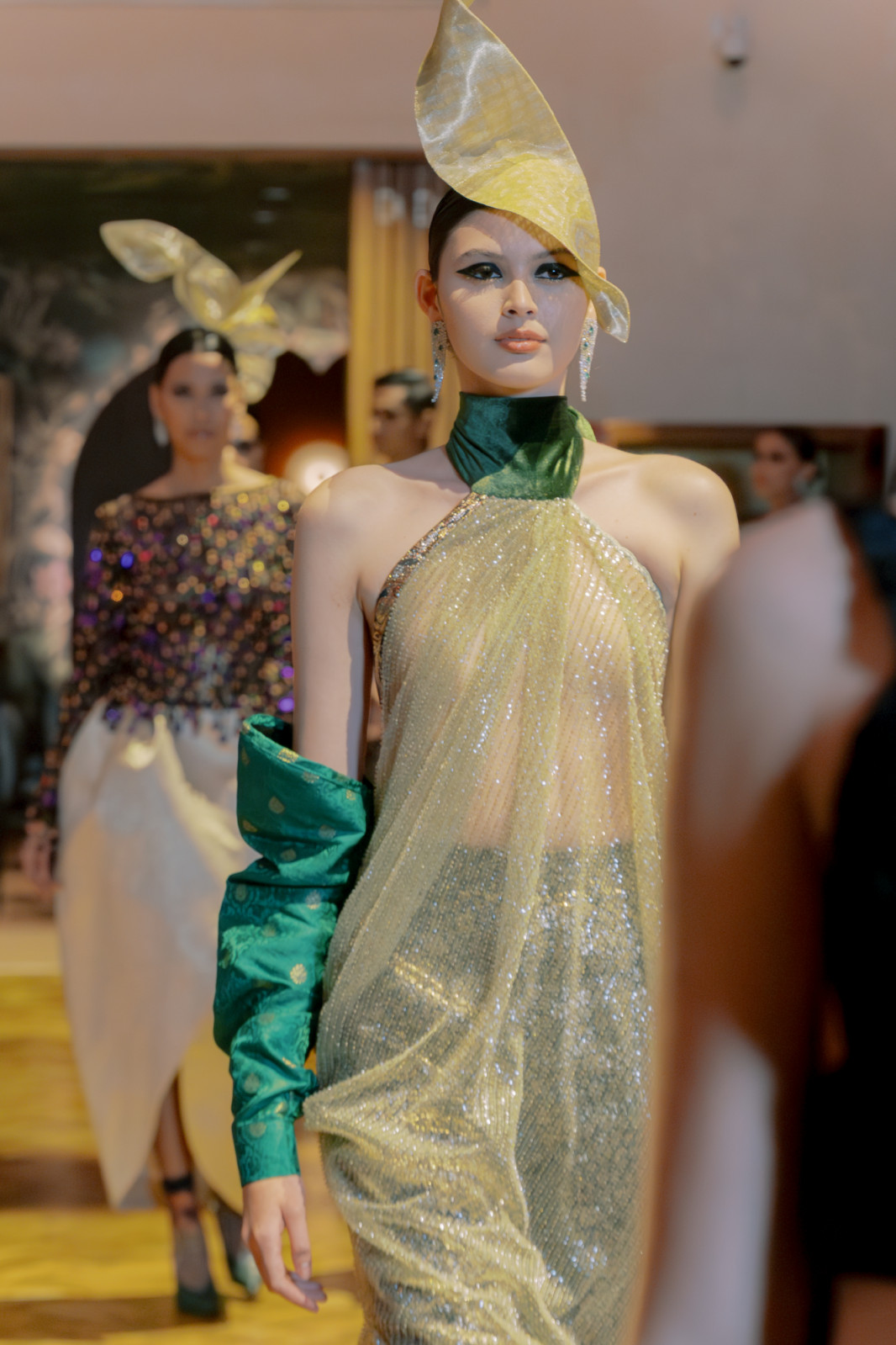 The runway at the private preview for Jor-el Espina’s ‘20 Design Anthologies’ (Photo: courtesy of Before Deadlines)
