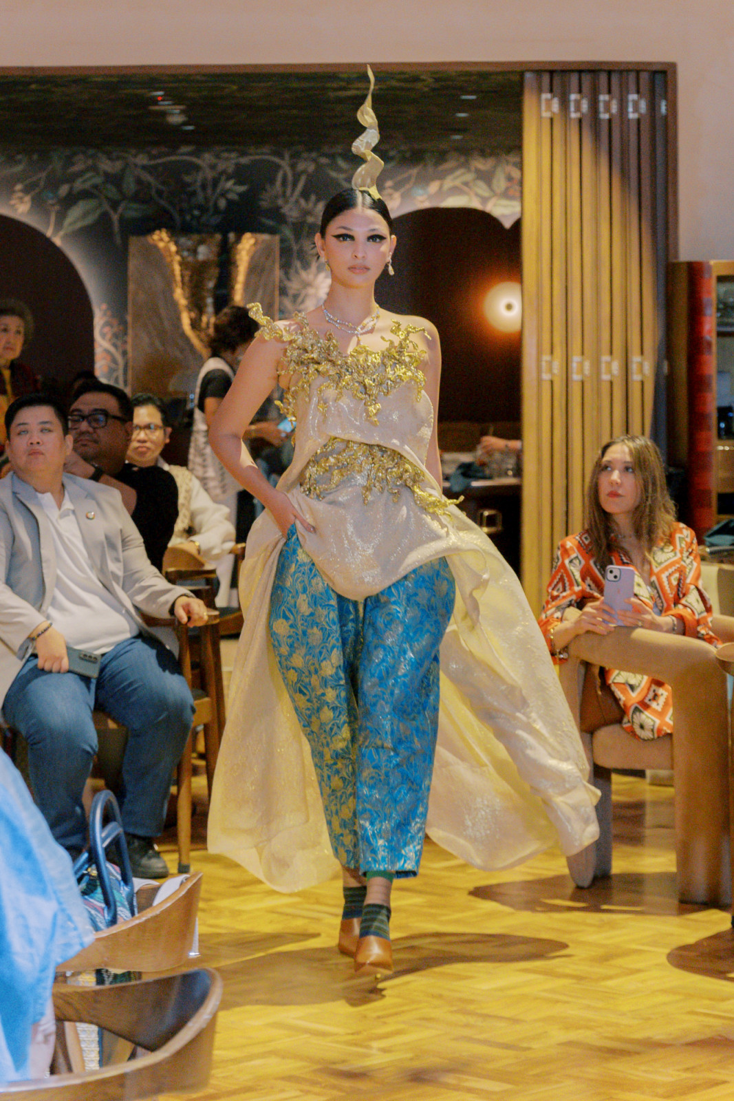 The runway at the private preview for Jor-el Espina’s ‘20 Design Anthologies’ (Photo: courtesy of Before Deadlines)