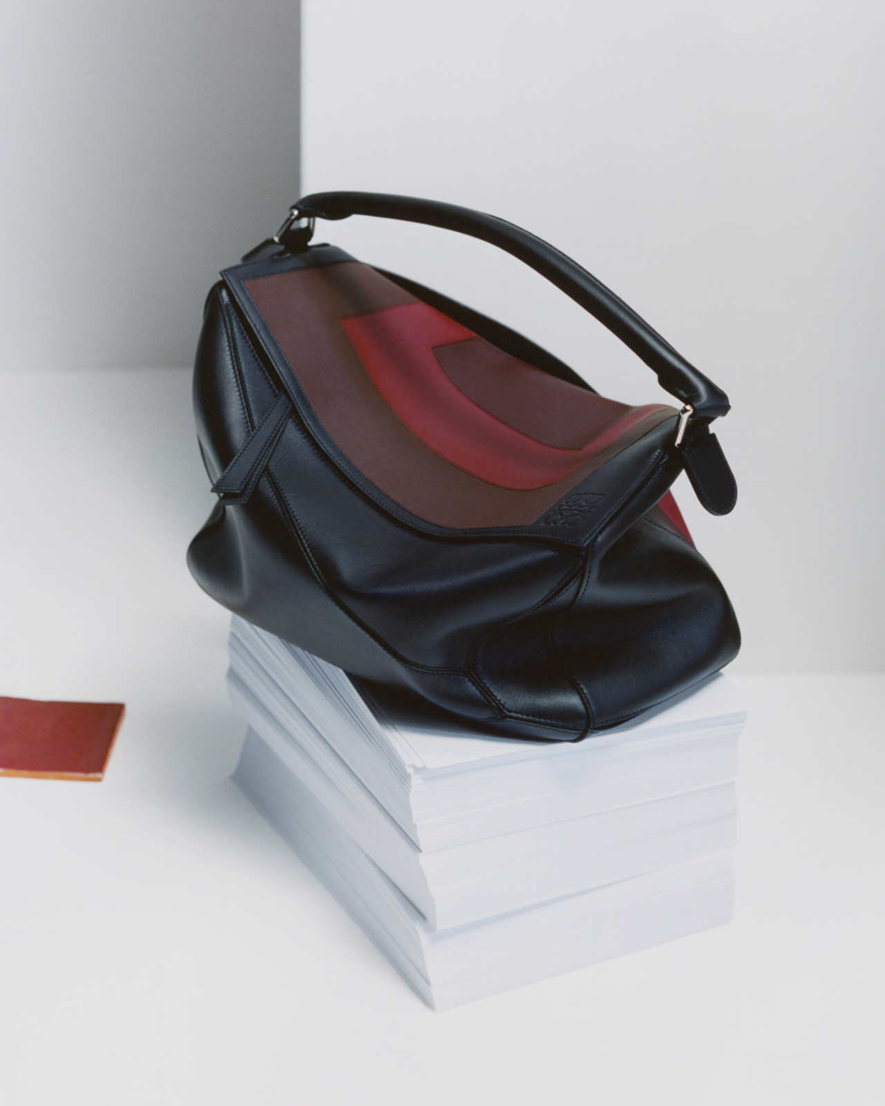 The Loewe x Albers Puzzle Bag in Nappa Calfskin (Photo: courtesy of Loewe)