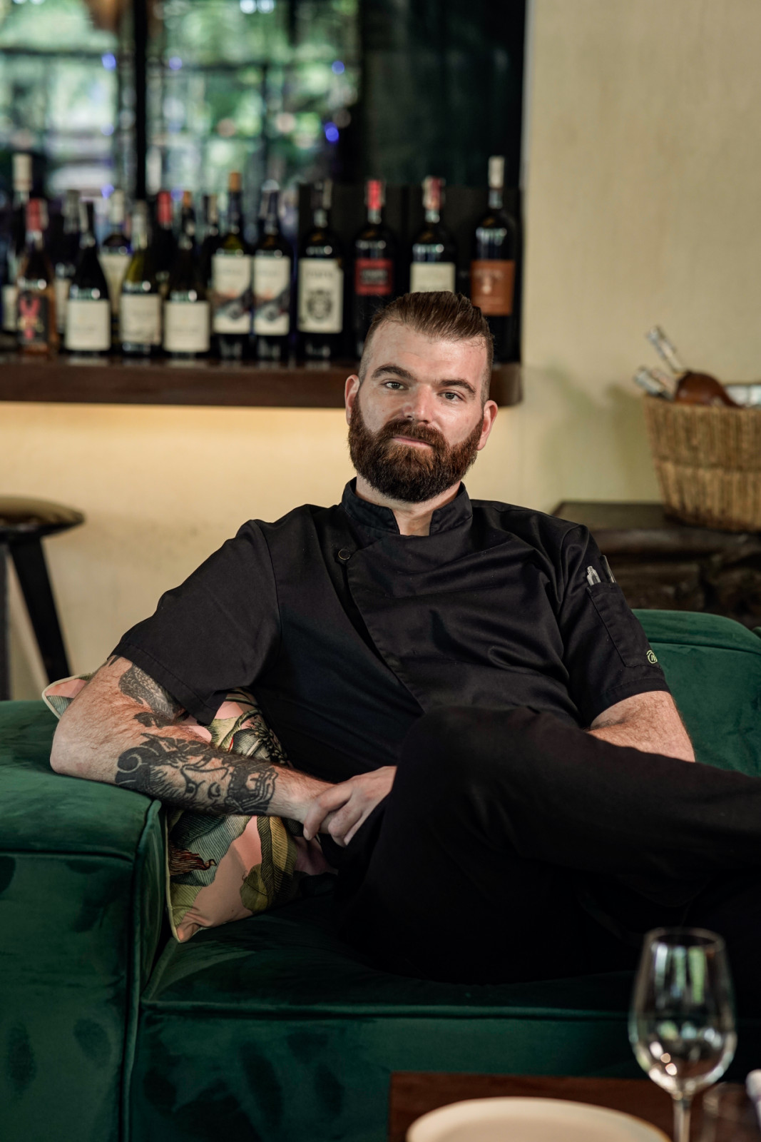Dr. Wine's executive chef Romain Escande