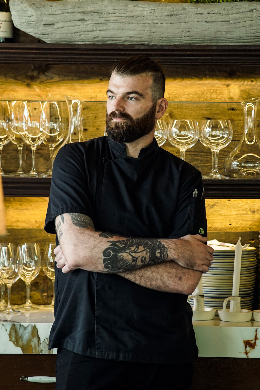 Dr. Wine's executive chef Romain Escande