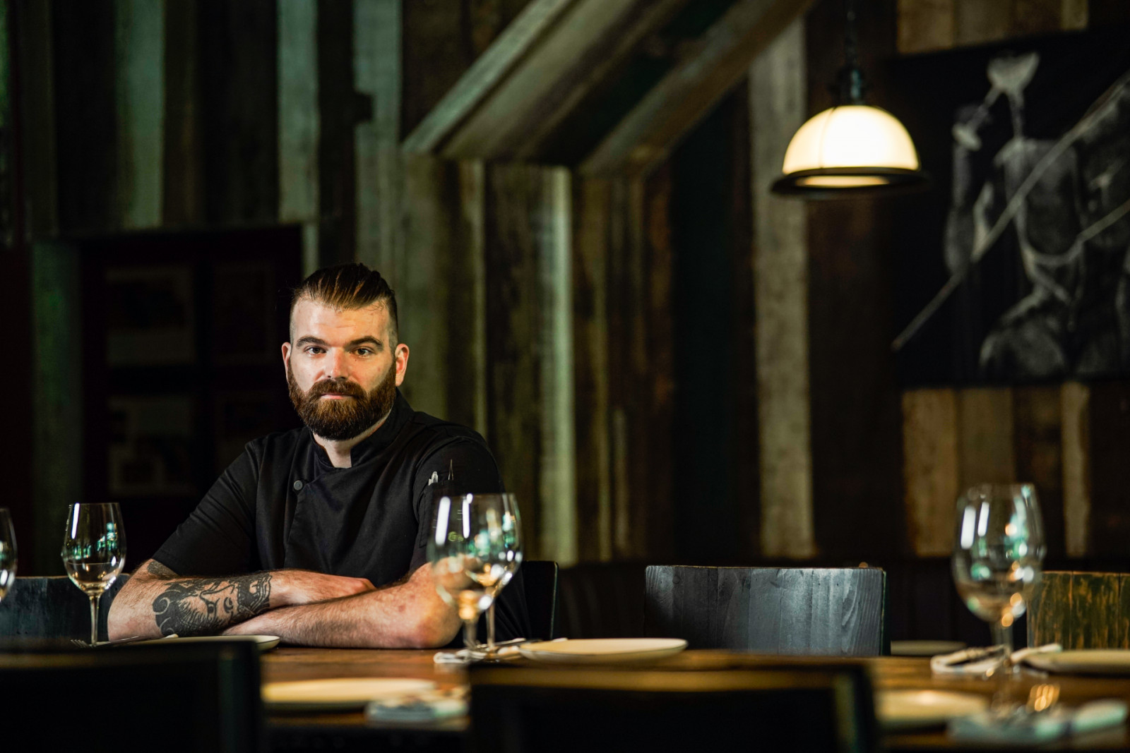 Dr. Wine's executive chef Romain Escande