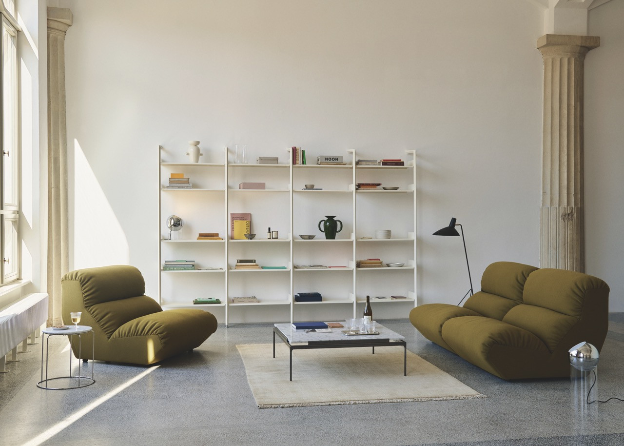&Tradition’s Hi Lo sofa  balances comfort and form