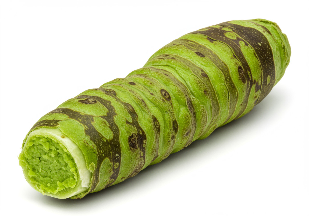 Freshly grated wasabi has a short, sharp heat that rises and fades quickly, balancing the richness of raw fish and meats. (Photo: AI-generated image)