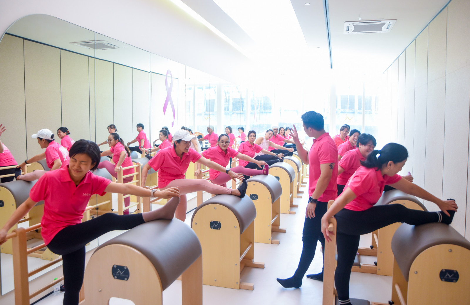 Participants also explored the art of movement through Chair and Barrel Pilates.