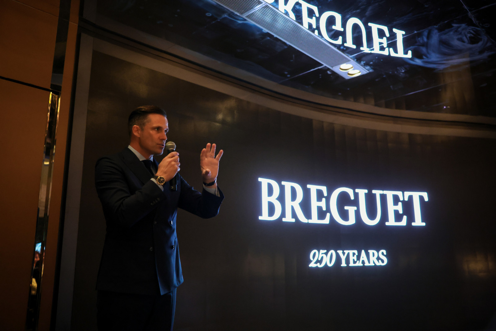 Gregory Kissling hosted a dinner with Breguet’s VIP guests
