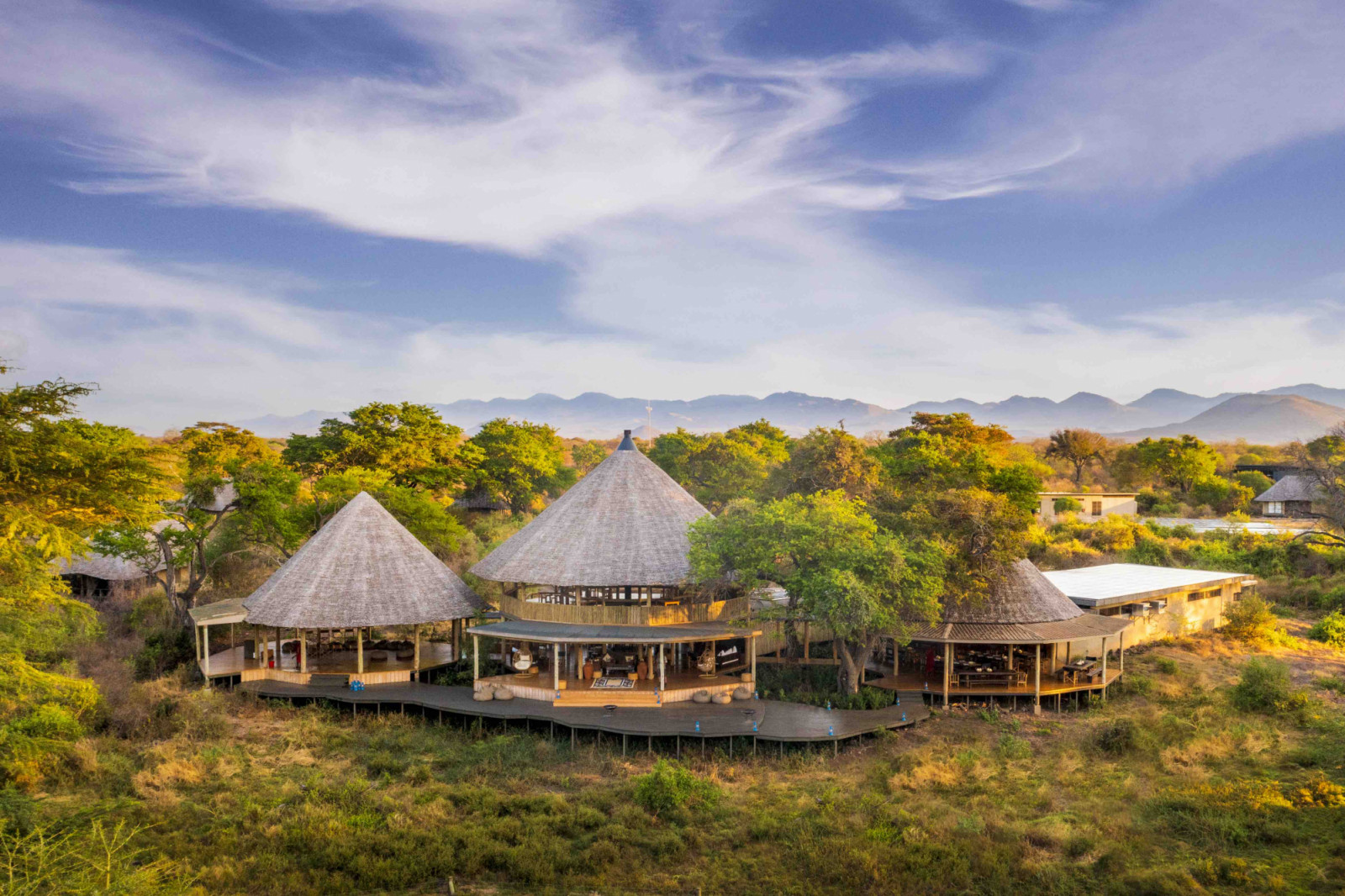 Kifaru House and the Chyulu Hills (Image: © Institut Le Rosey)