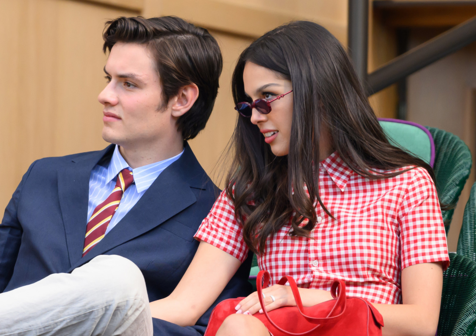 Their casual, vintage-inspired looks feel refreshingly effortless, echoing a mix of nostalgia and youthful ease. (Photo: Karwai Tang / WireImage / Getty Images)
