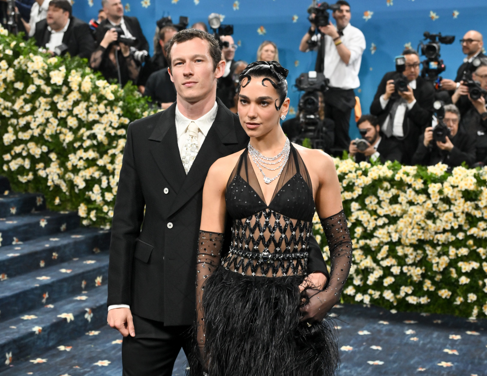 Their blend of avant-garde confidence and relaxed cool reflects British fashion at its most self-assured. (Photo: Michael Buckner / Penske Media via Getty Images)