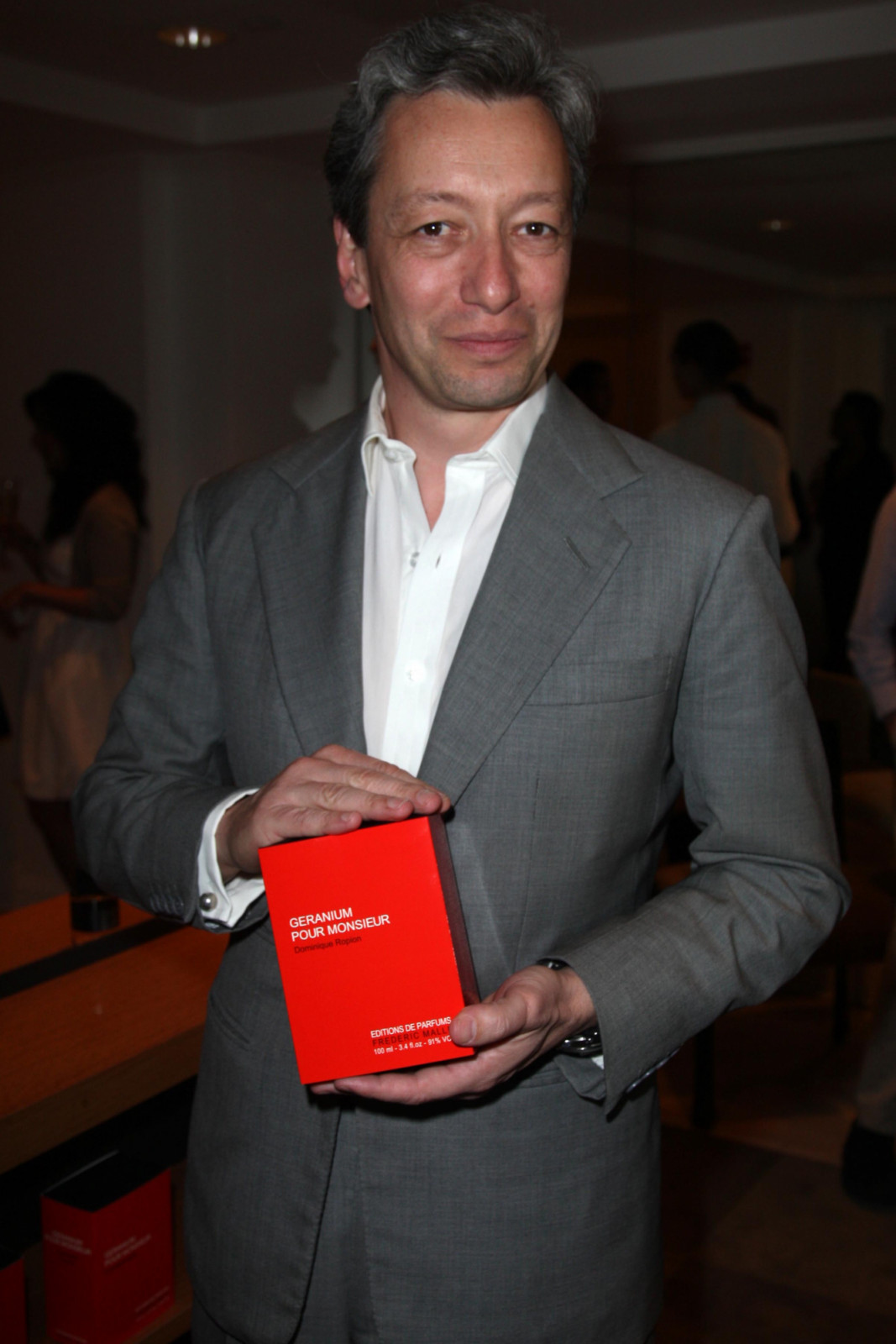 NEW YORK, NY - JUNE 16: Frederic Malle attends PATRICK and VICTOR DEMARCHELIER Host a Fete to Launch FREDERIC MALLE'S New Fragrance, GERANIUM POUR MONSIEUR at Barneys on June 16, 2009 in New York. (Photo by JIMI CELESTE/Patrick McMullan via Getty Images)