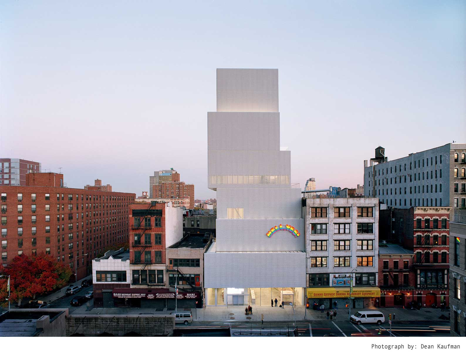 The New Museum of Contemporary Art in New York by SANAA features seven stacked boxes forming fluid, light-filled spaces (Photo: Dean Kaufman)