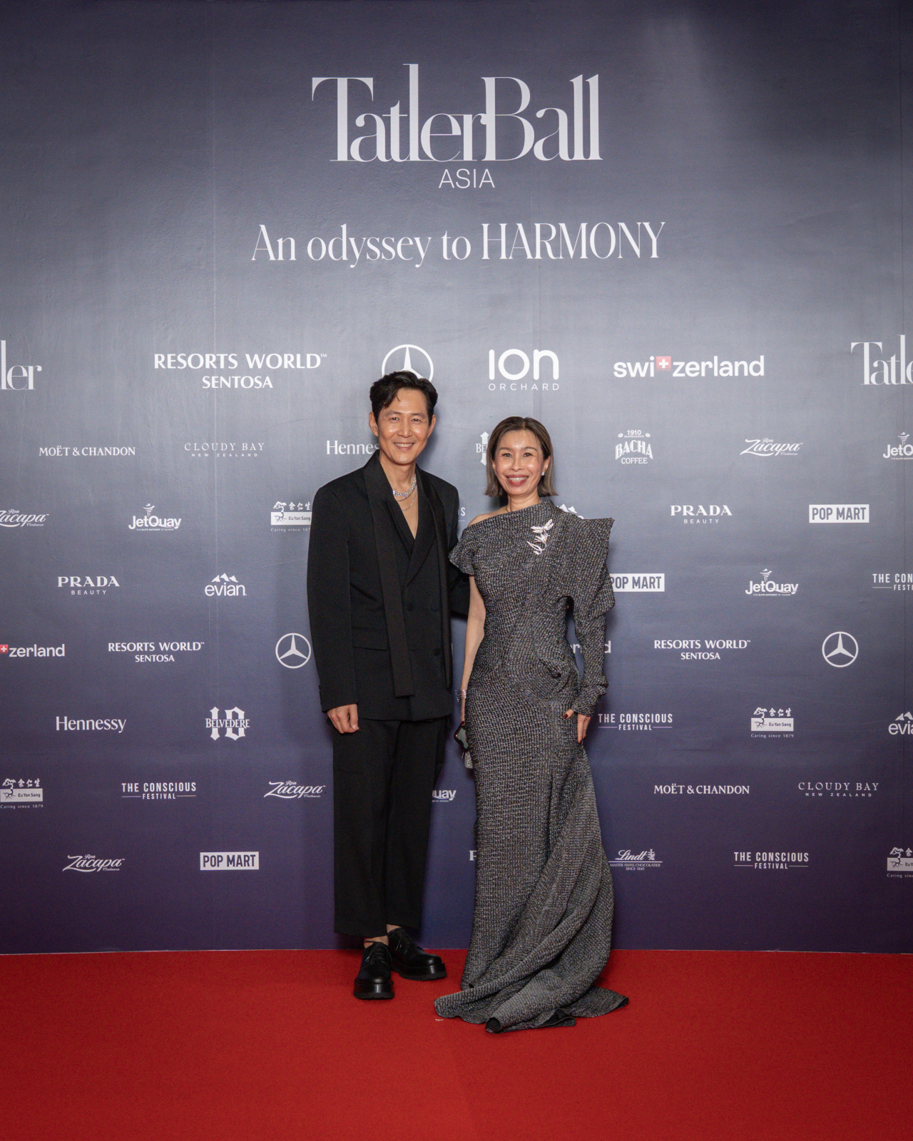 Lee Jung Jae and Stephanie Tay