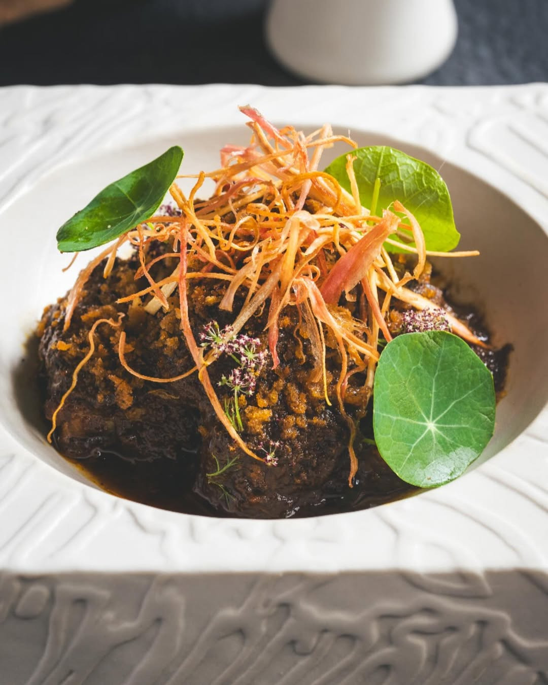 Restaurant Lapo Porsea crafted this version with grilled coconut and other spices instead of blood. (Photo: Instagram/@lapoporsea)