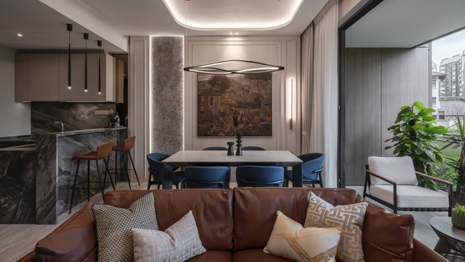 In this bright and breezy Leedon Green home, Summerhaus D’zign creates the perfect backdrop for a leisurely, restorative life (Photo: Summerhaus D’zign)