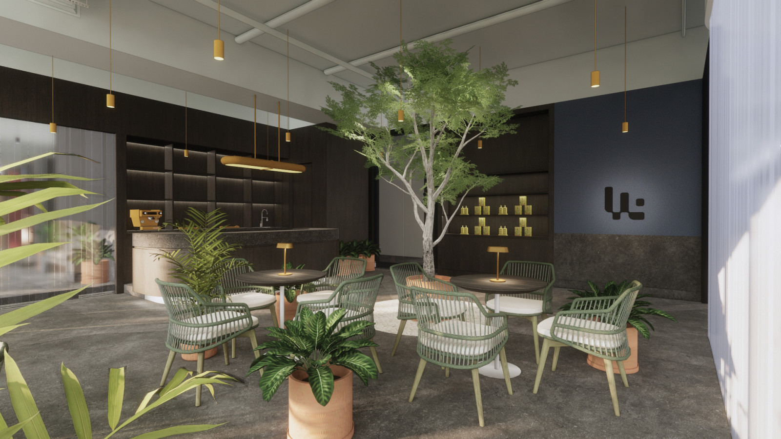 The Lab offers group spaces that turn wellness into a social experience