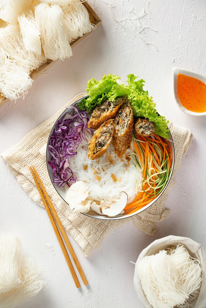 In Vietnam, chopsticks are typically wooden.