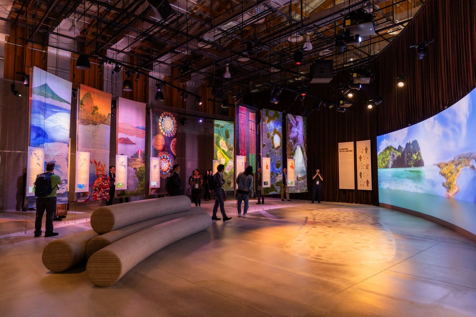 Inside the Philippine Pavilion was a blend of modernity and tradition (Photo: courtesy of TPB)