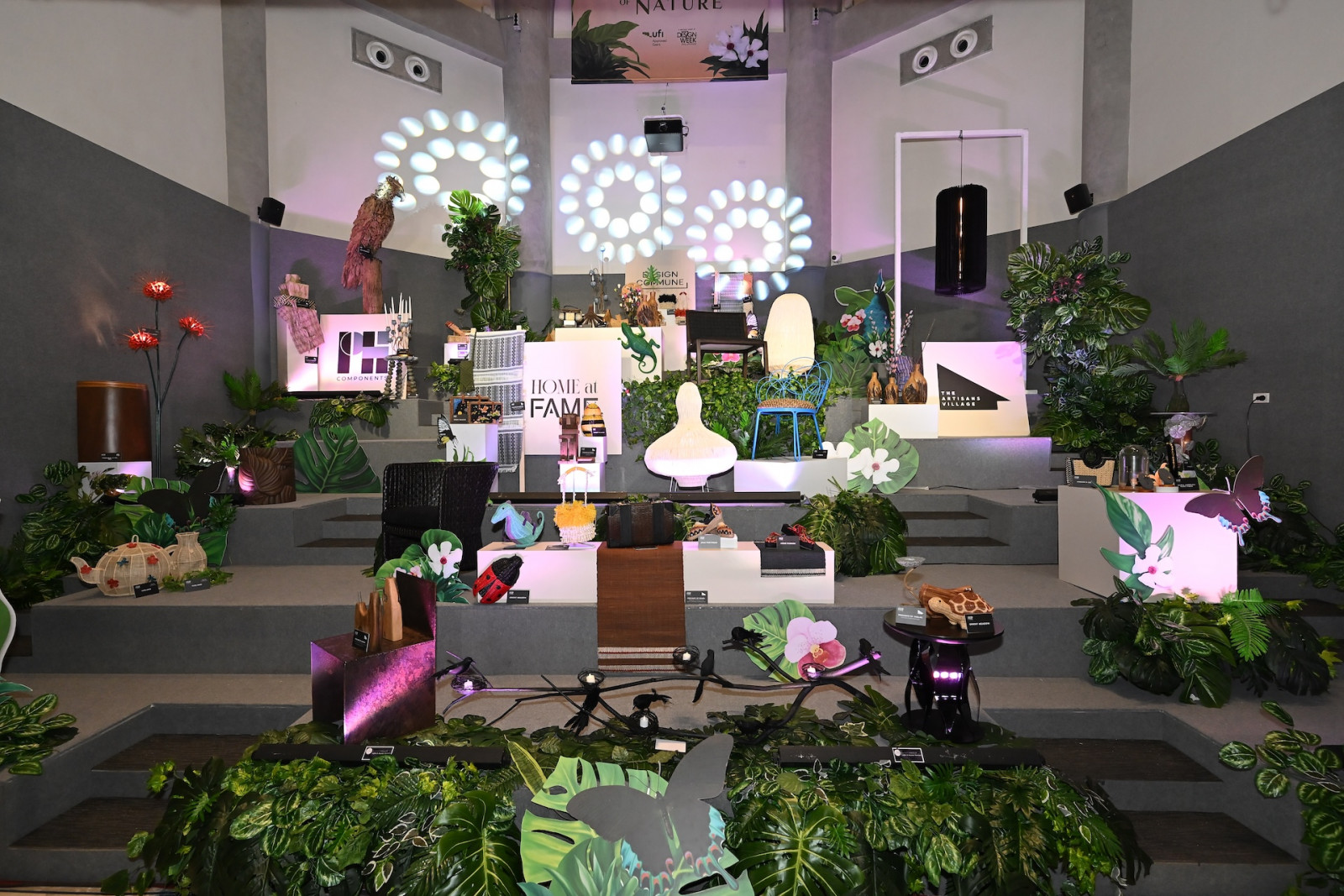 The main installation of home and fashion goods on display at Manila FAME 2025, created by the most innovative Filipino designers