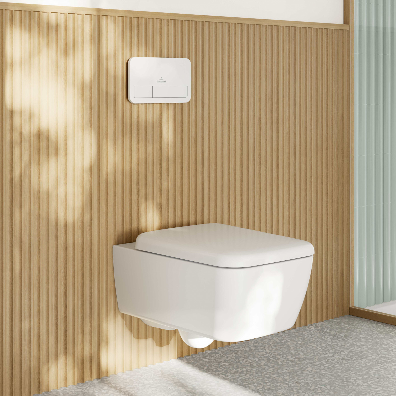 The TwistClean flushing technology minimises water usage with its intelligent water vortex system