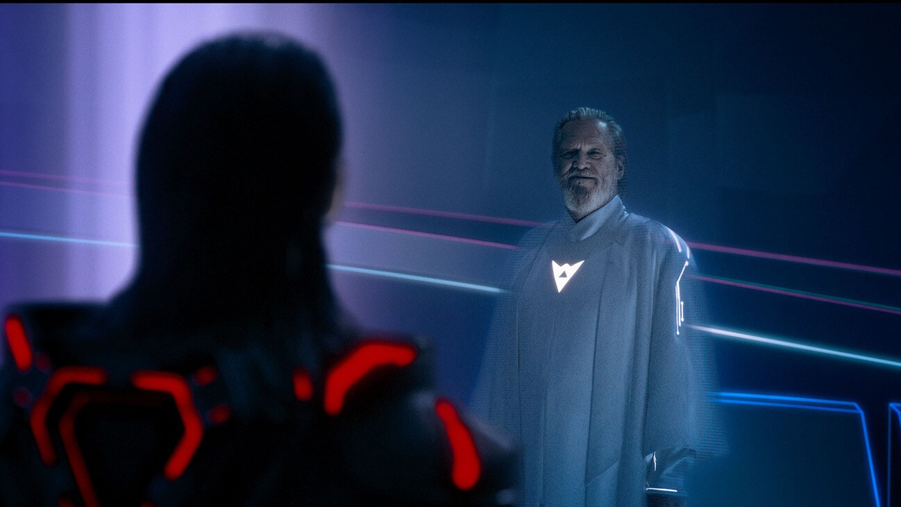 Jeff Bridges makes a cameo as Kevin Flynn in 'Tron: Ares', the visionary who entrusts Ares and Eve with the crucial Permanence Code