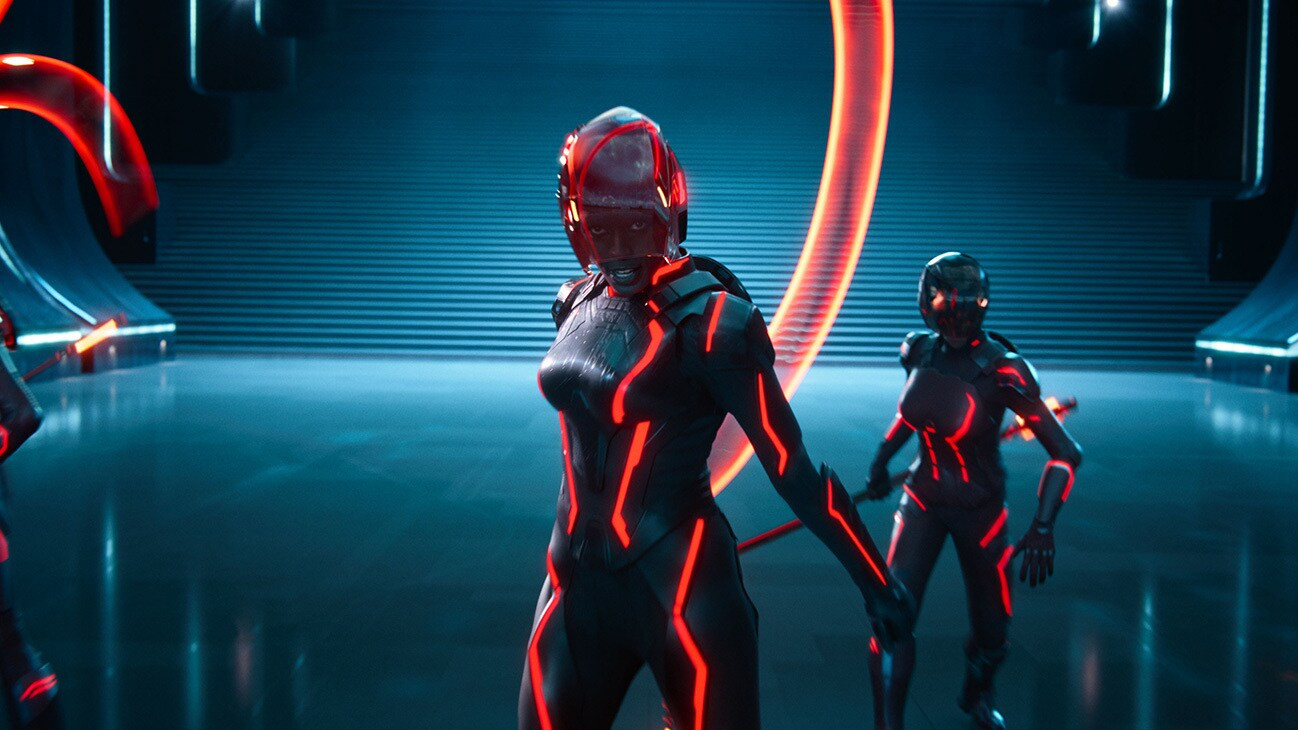 Olivia Wilde returns as Athena in 'Tron: Ares', a cold, calculating AI who embodies the dark side of artificial intelligence rebellion