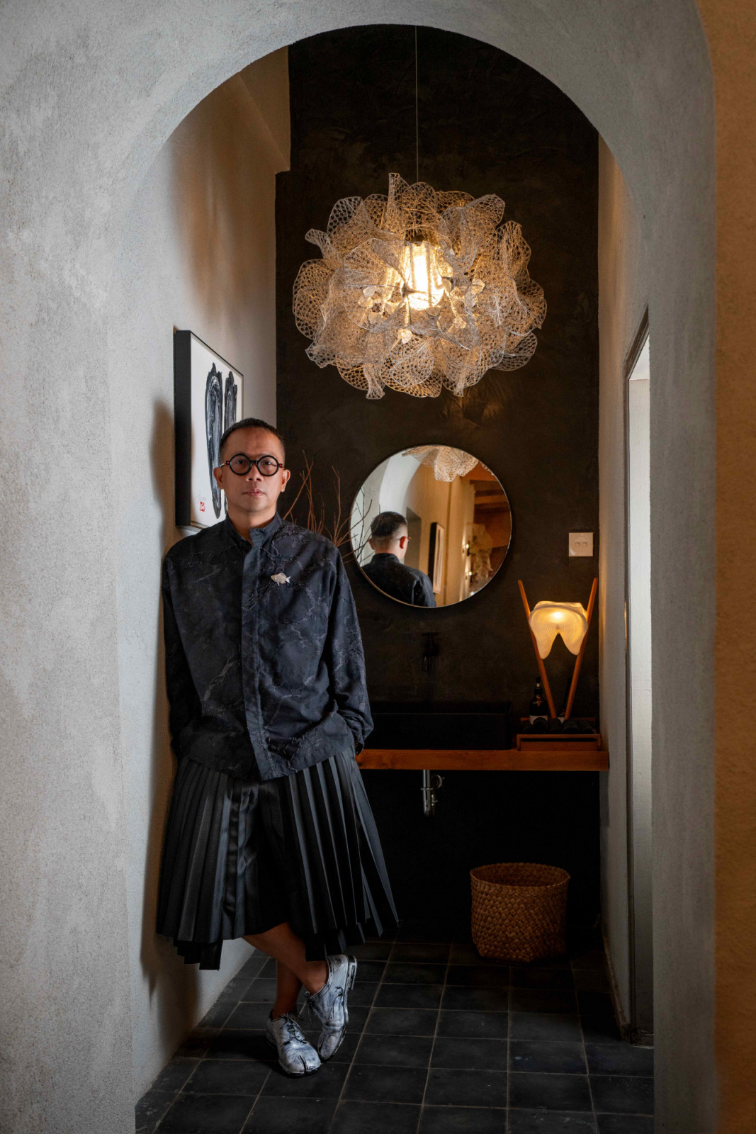 Bali-based designer Budiman Ong in his element (Photo: C Gunawan Surya Saputra)