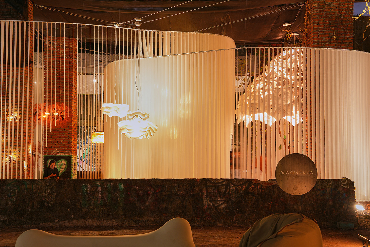 Ong Cen Kuang’s glowing pavilion at Jia CURATED 2024 highlighted key milestones in their design journey (Photo: C Gunawan Surya Saputra)