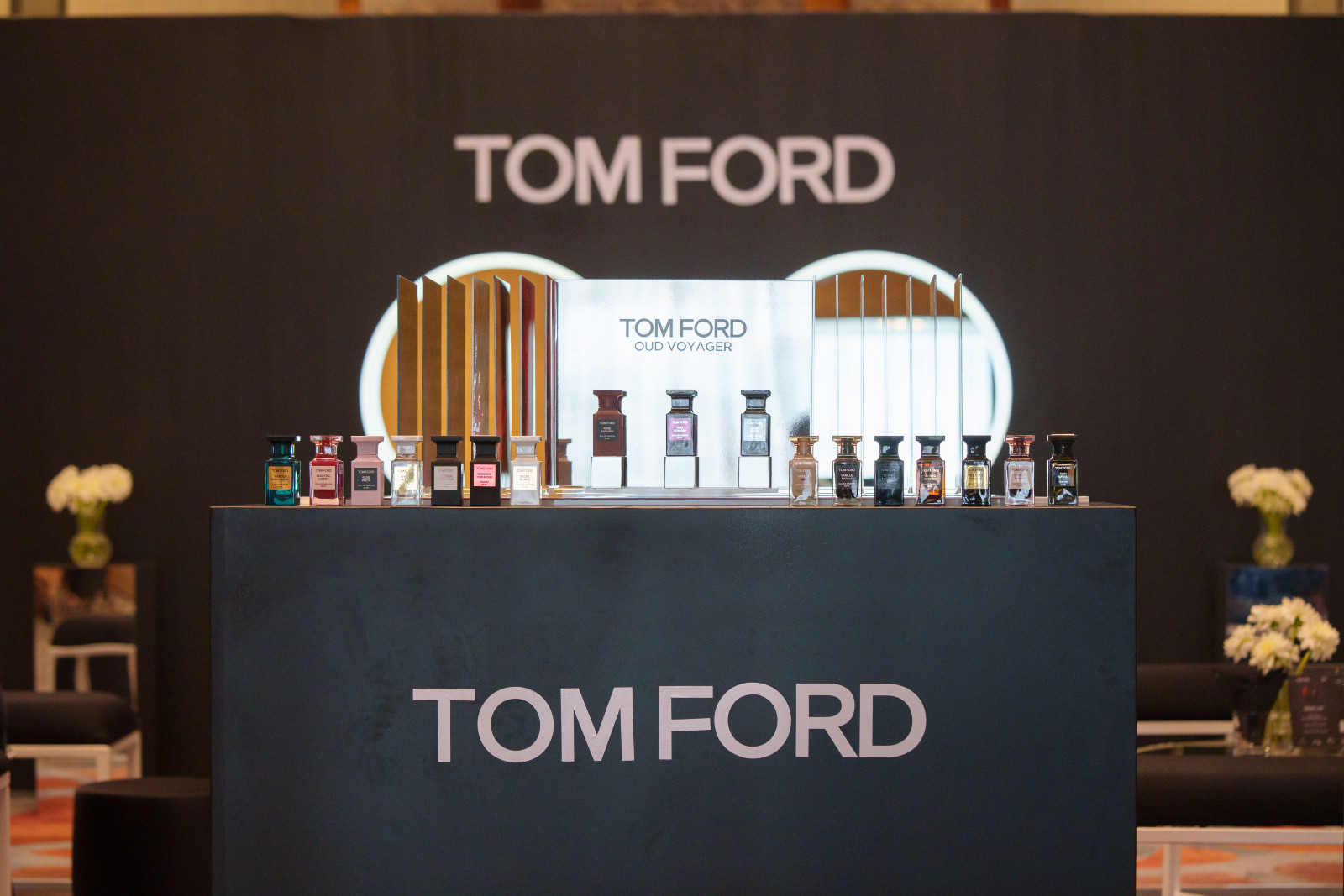 Inside the Tom Ford Beauty trunk show, held at Shangri-La The Fort, Manila