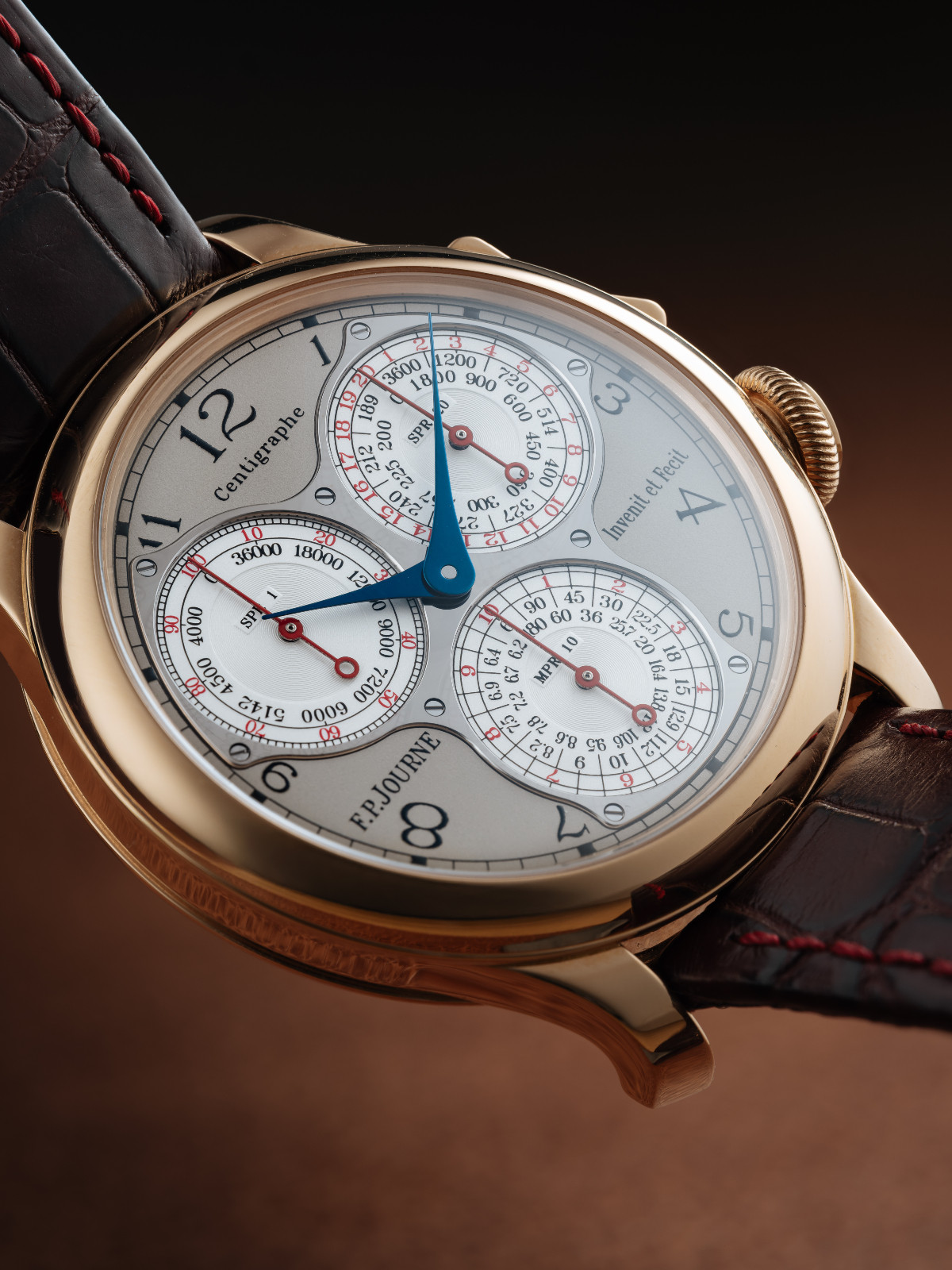 FP Journe Centigraphe in pink gold (Photo: courtesy of Marteau & Co)