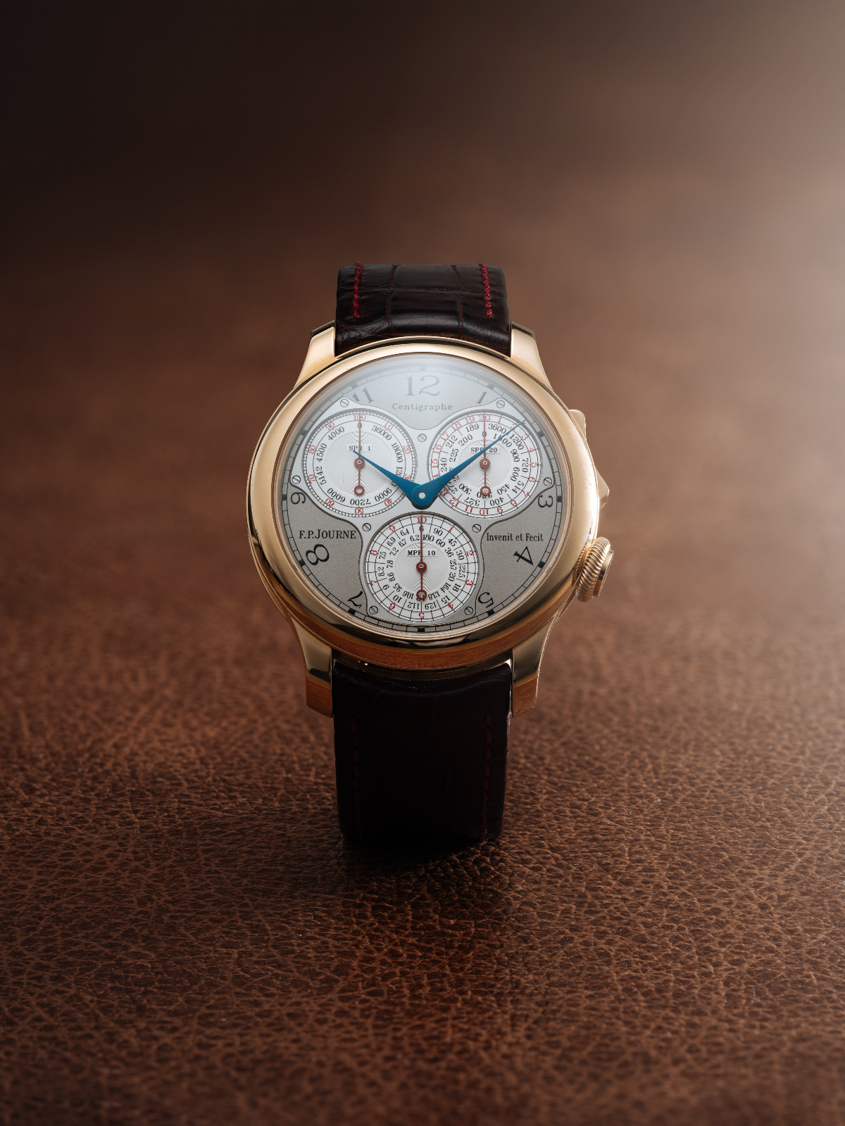 FP Journe Centigraphe in pink gold (Photo: courtesy of Marteau & Co)