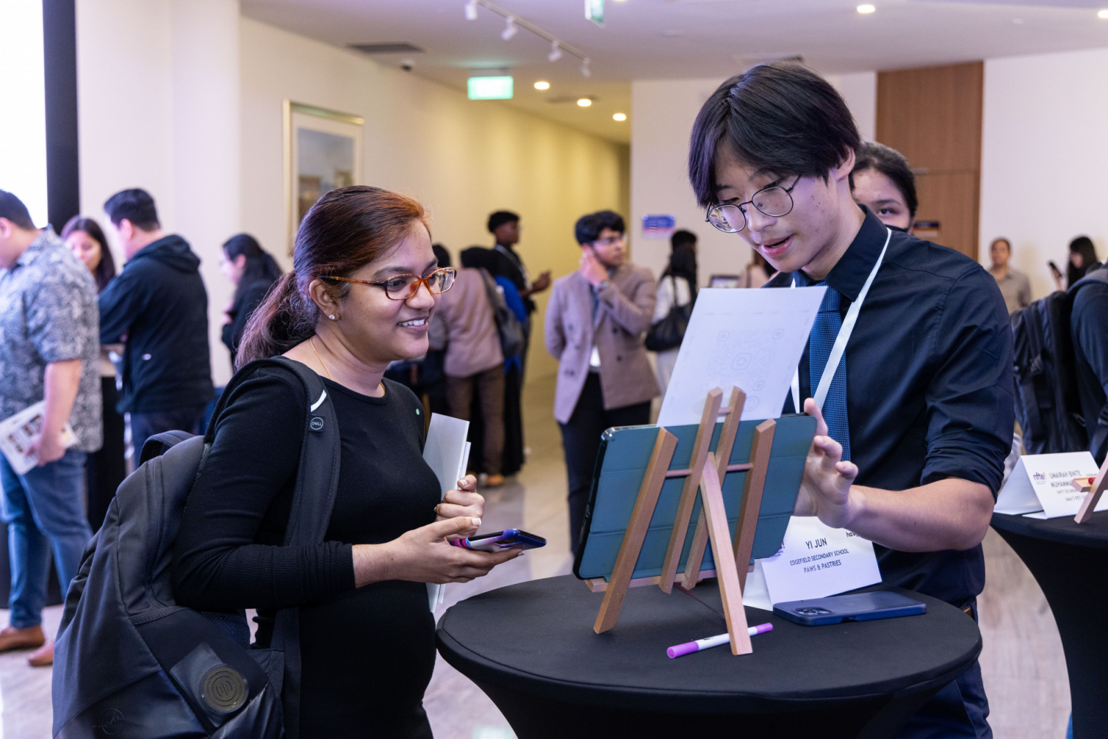 Halogen’s NFTE Youth Entrepreneurship Challenge (NYEC) 2024 Student Showcase (Photo: Halogen)