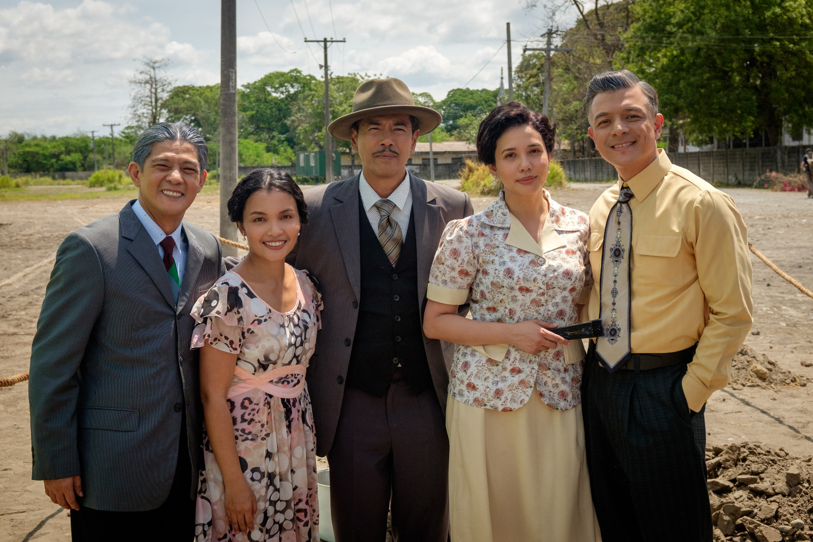 The cast of Jerrold Tarog’s ‘Quezon’ (Photo: Harold Soon)