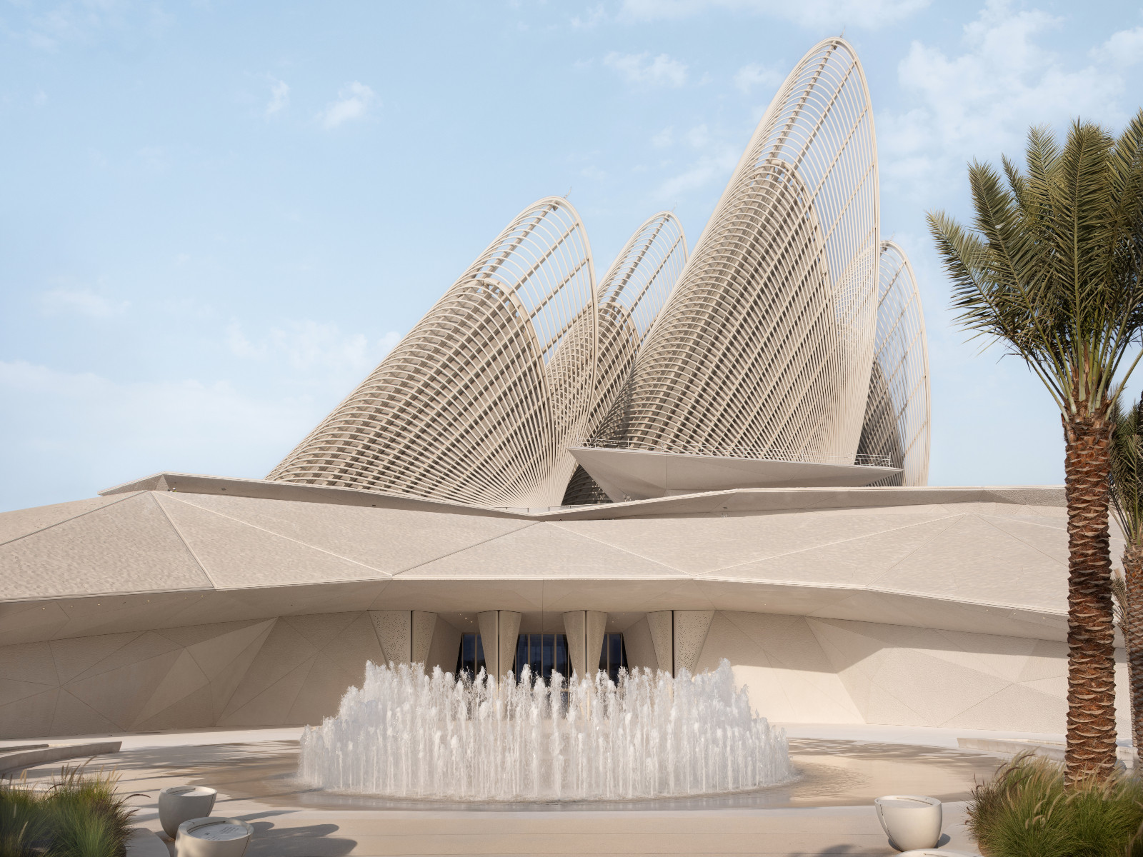 The striking architecture of Zayed National Museum, designed by Pritzker Prize-winning architect Lord Norman Foster, stands as a beacon of cultural heritage of the UAE. (Photo: Zayed National Museum)