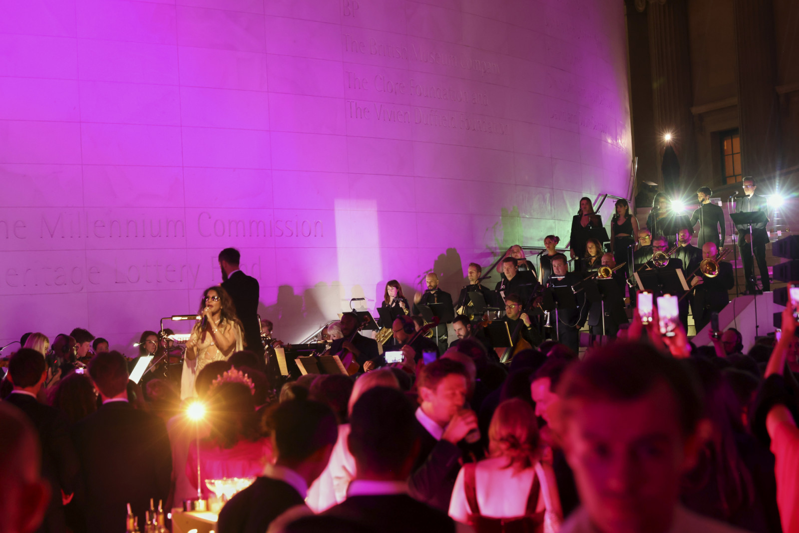 LONDON, ENGLAND - OCTOBER 18: M.I.A performs at the British Museum Ball 2025 on October 18, 2025 in London, England. (Photo by Dave Benett/Getty Images for the British Museum)