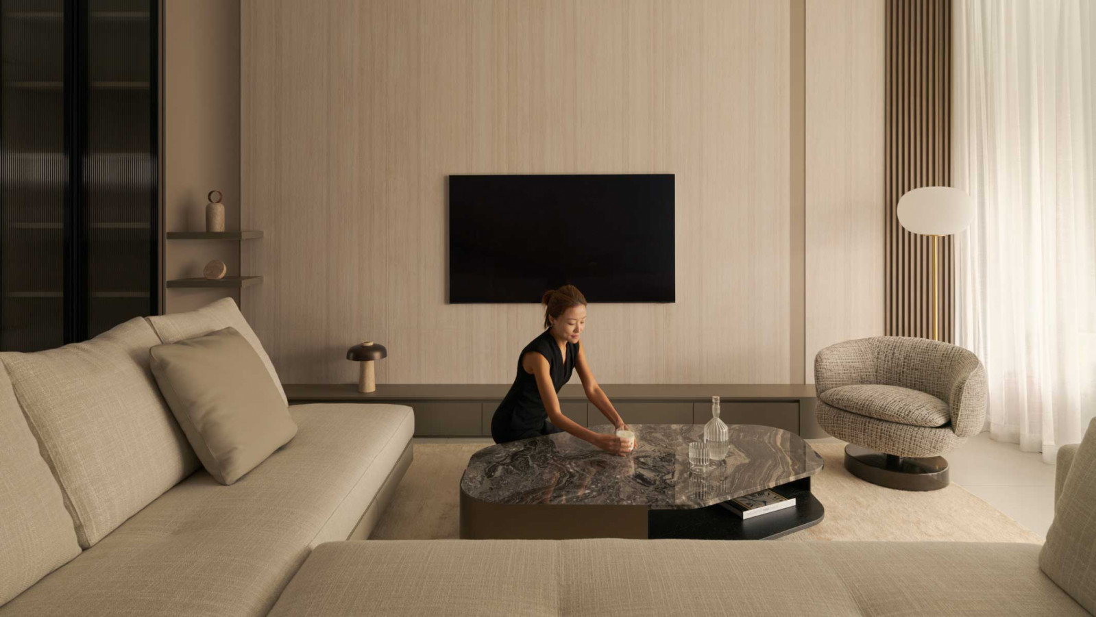 LA Design Studio took charge of transforming this terrace house, which spans over 6,200 sq ft across four levels