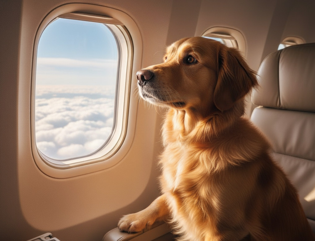 Bark Air redefines pet travel by prioritising canine comfort and freedom (Photo: AI-generated)