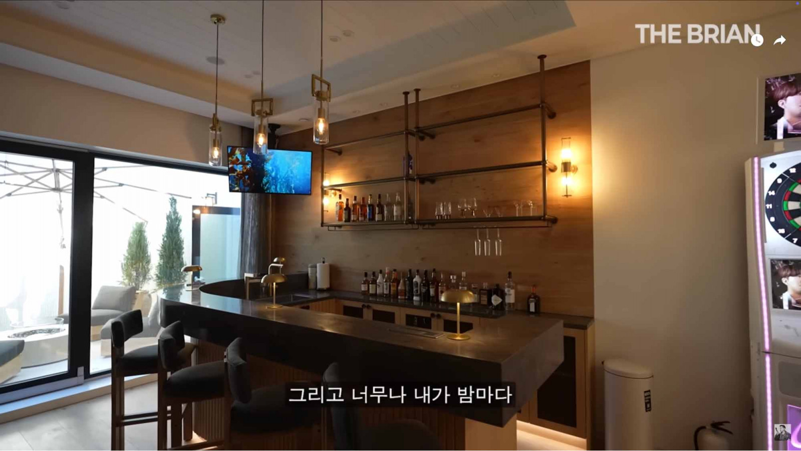 Singer Brian Joo’s whiskey bar (Photo: Youtube / The Brian)