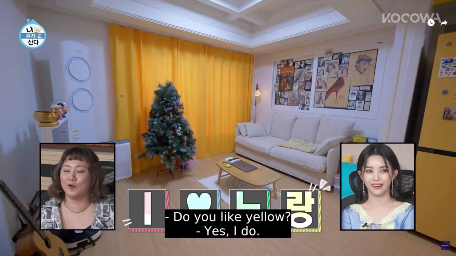 Soyeon’s living room (Photo: Youtube / MBC World)