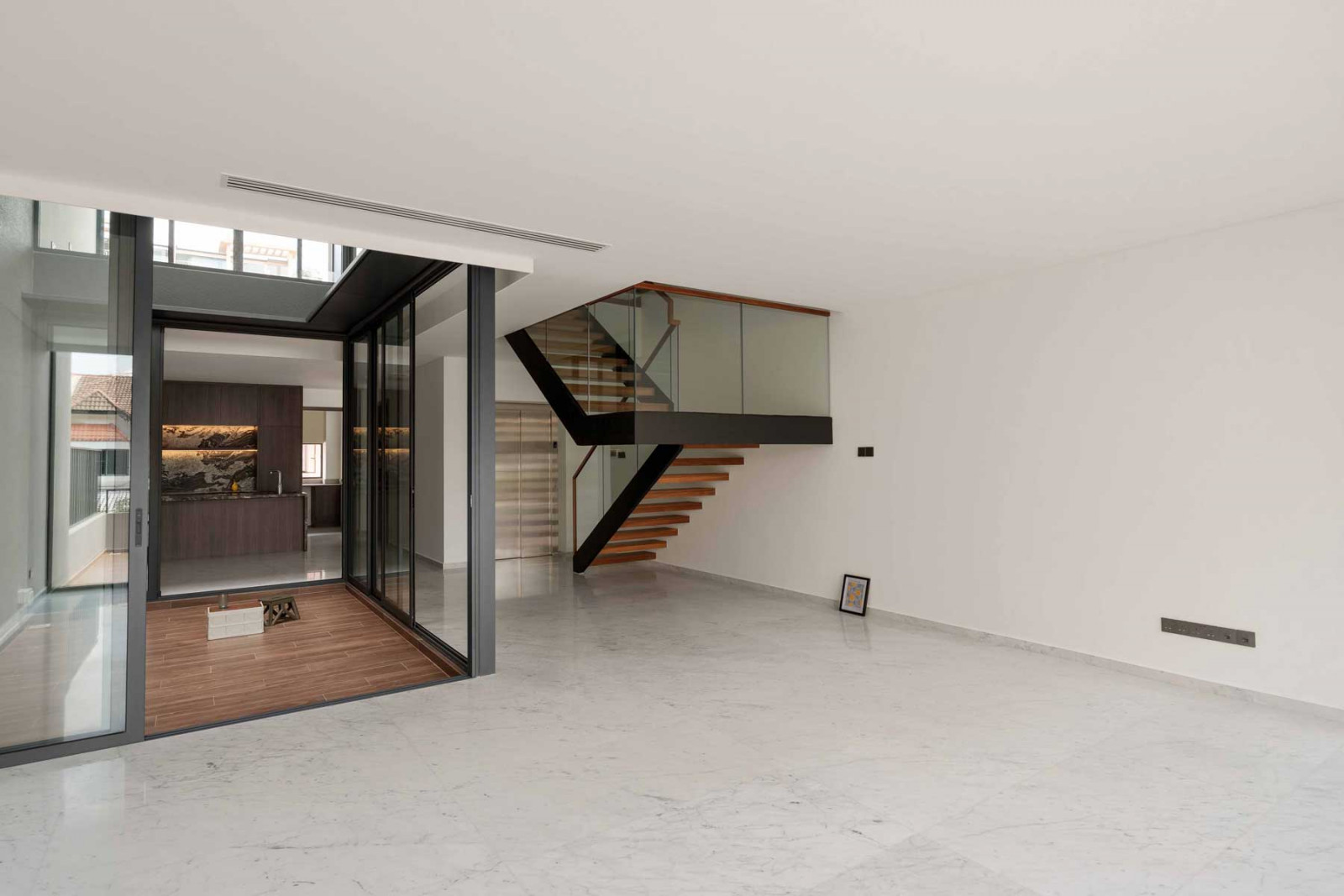 Another view of the empty house’s second level