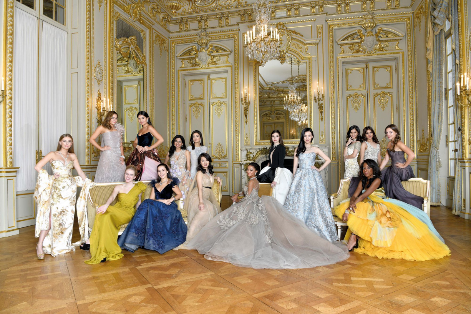 The debutantes of the 2018 Le Bal des Débutantes