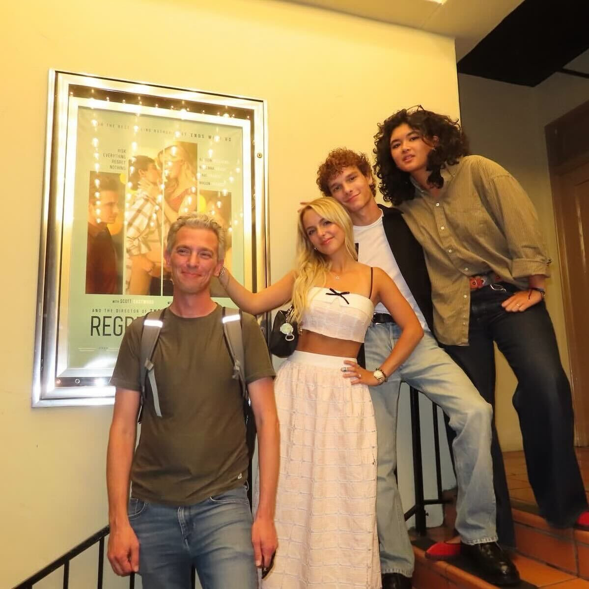 Josh Boone, Mckenna Grace, Mason Thames, Sam Morelos (Photo: Instagram/@regrettingyoumovie)