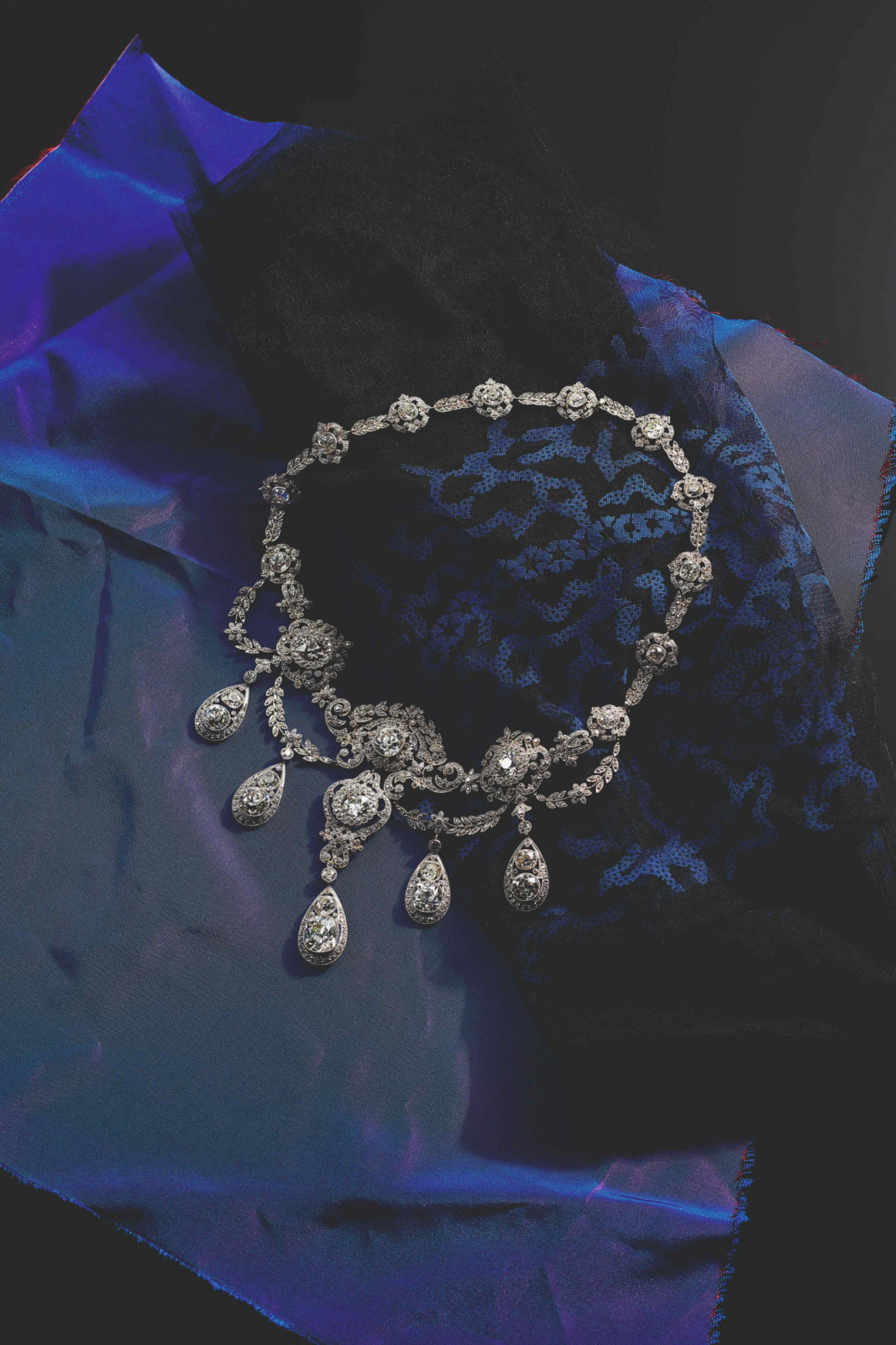 這件來自 1900 年的 Wade 項鍊是典藏級珍品，由黃金、鉑金和鑽石打造，極致精美。(Photo: Tiffany & Co.)