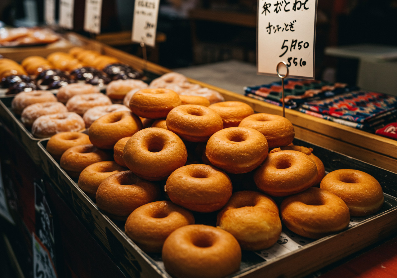 Soy milk donuts offer a lighter take on a classic treat (Photo: AI-generated)