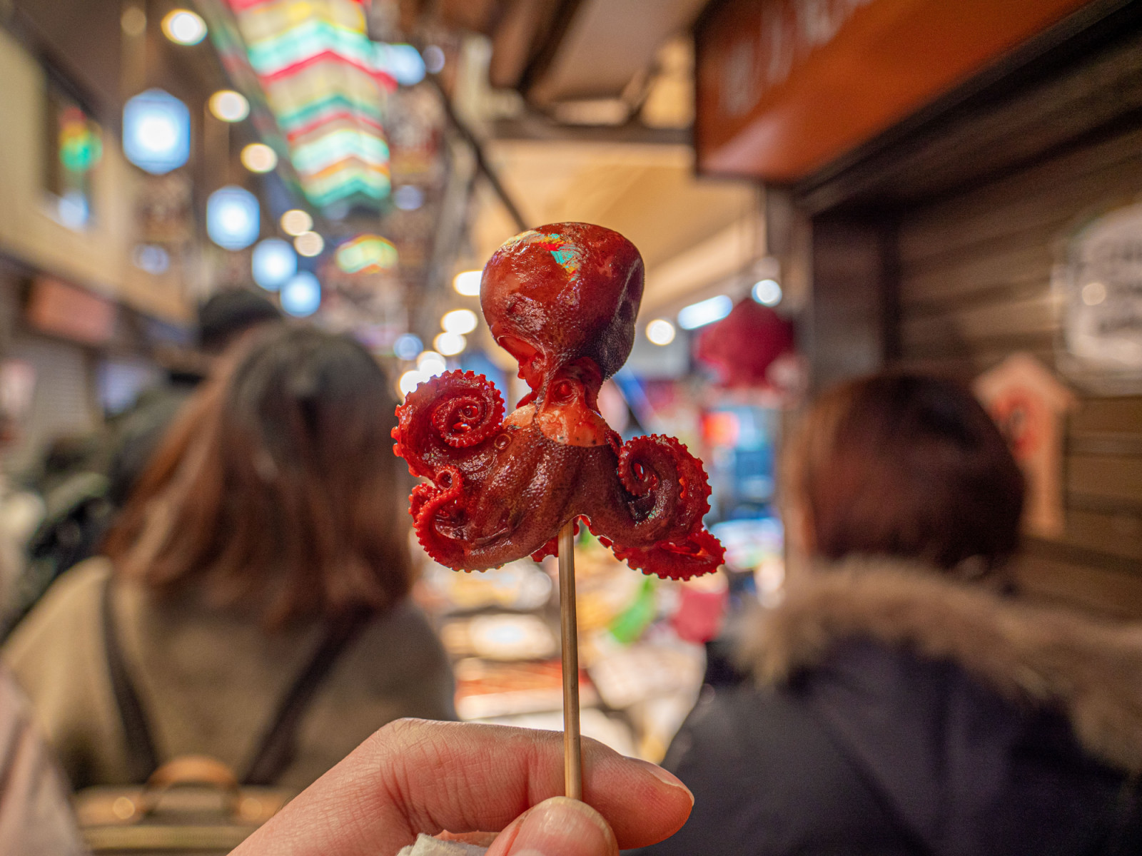 Seafood skewers—squid, eel, shrimp—sizzle fresh, recalling Kyoto’s old market rhythms. (Photo: Ittiphon Chuatong/Getty Images)