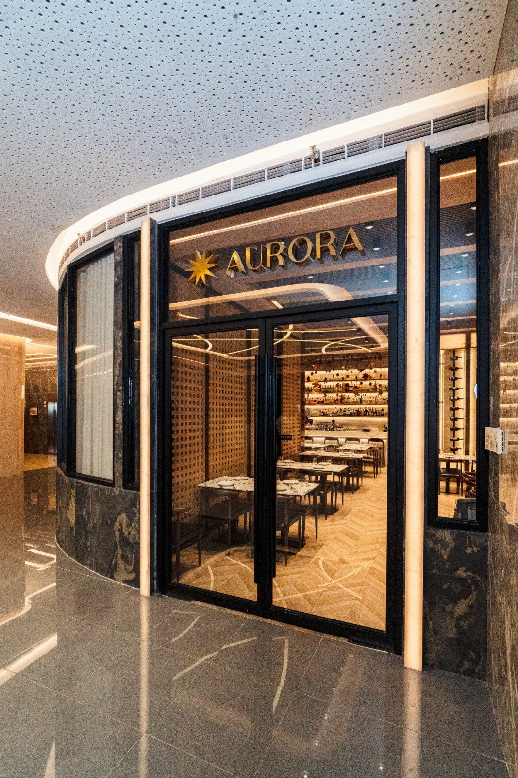 Bistro Aurora is one of five new restuarants at Podium Social, located on the 6th floor of The Podium