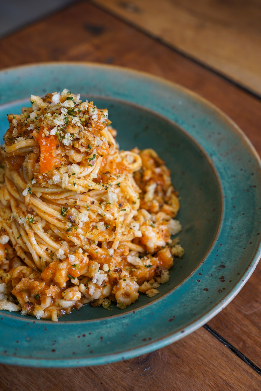 La Carinderia Siargao and Manila's seafood pasta